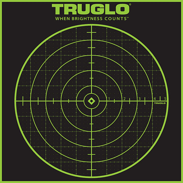 TruGlo Tru-See Grid Self-Adhesive Heavy Paper Target, Black/Green 12"x12" 12 Pack - TG10A12 TruGlo Tru-See Grid Self-Adhesive Heavy Paper Target, Black/Green 12"x12" 12 Pack - TG10A12