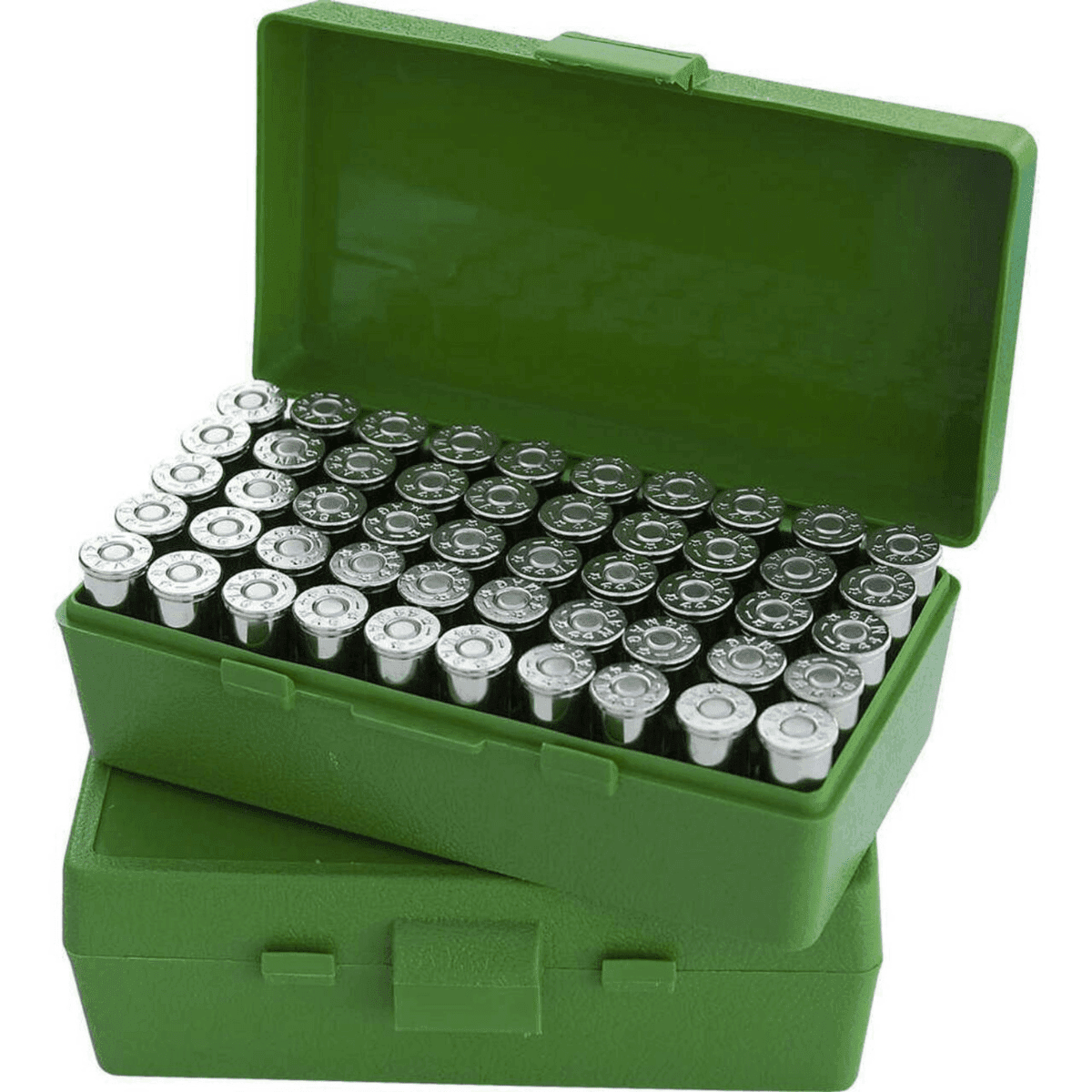 MTM Case-Gard P-50 Flip-Top Ammo Box, Multi-Caliber Handgun 50rd - P509M10 MTM Case-Gard P-50 Flip-Top Ammo Box, Multi-Caliber Handgun 50rd - P509M10