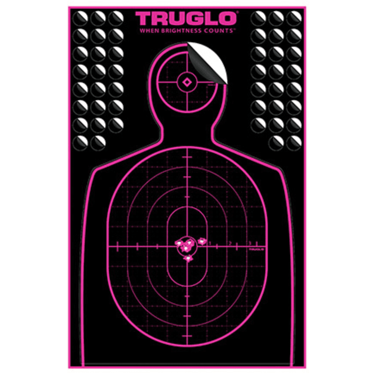 TruGlo Tru-See Handgun Target, 12"x18" 12 Pack - TG13A12BB TruGlo Tru-See Handgun Target, 12"x18" 12 Pack - TG13A12BB