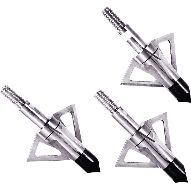 Allen Velox Stainless-Steel Ballistic 3-Blade Archery Broadheads, 3-Pack - 14690 Allen Velox Stainless-Steel Ballistic 3-Blade Archery Broadheads, 3-Pack - 14690