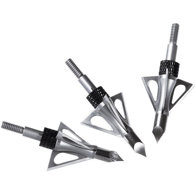 Allen Impact Fixed Blade Broadhead Arrow Tips, 3 Pack - 14635 Allen Impact Fixed Blade Broadhead Arrow Tips, 3 Pack - 14635