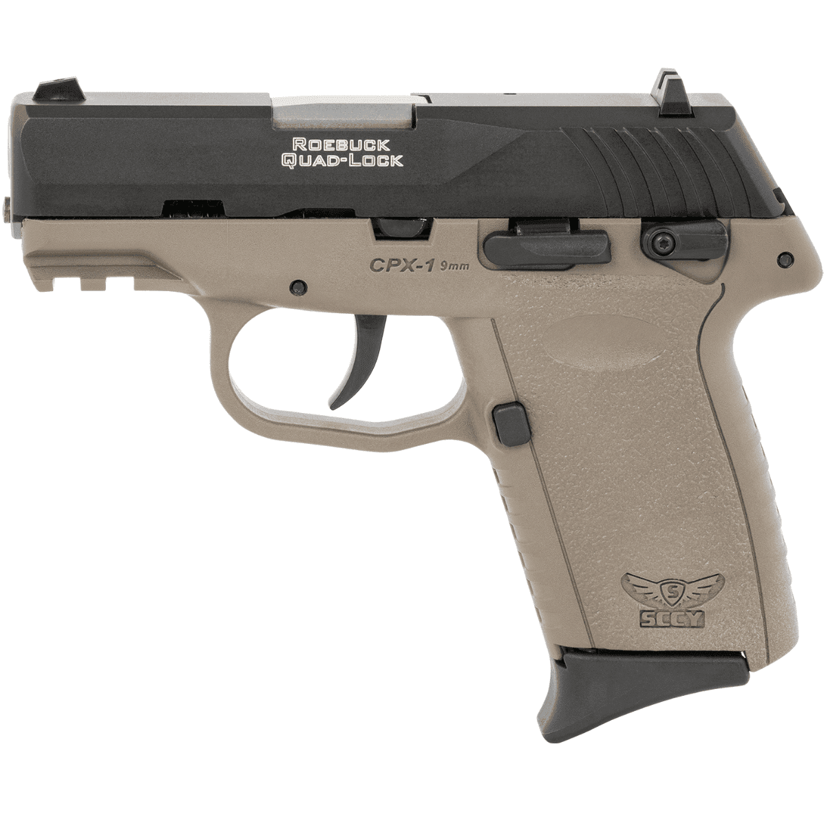 SCCY Industries CPX-1 Gen3 Pistol, 3.10" Barrel 10+1rd 9mm Luger - CPX1CBDEG3 SCCY Industries CPX-1 Gen3 Pistol, 3.10" Barrel 10+1rd 9mm Luger - CPX1CBDEG3