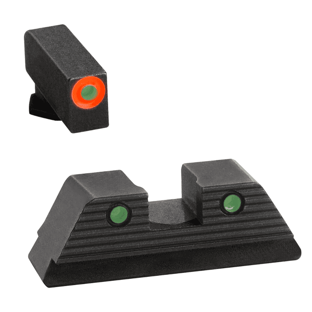 AmeriGlo Trooper Sight Set for Glock, Glock Gen 1-4 10mm/.45/.357/Glock MOS. - GL817 AmeriGlo Trooper Sight Set for Glock, Glock Gen 1-4 10mm/.45/.357/Glock MOS. - GL817
