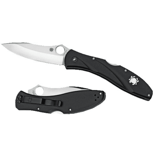 Spyderco Centofante 3 Knife, 3.14" Folding Drop Point Plain Includes Pocket Clip - C66PBK3 Spyderco Centofante 3 Knife, 3.14" Folding Drop Point Plain Includes Pocket Clip - C66PBK3