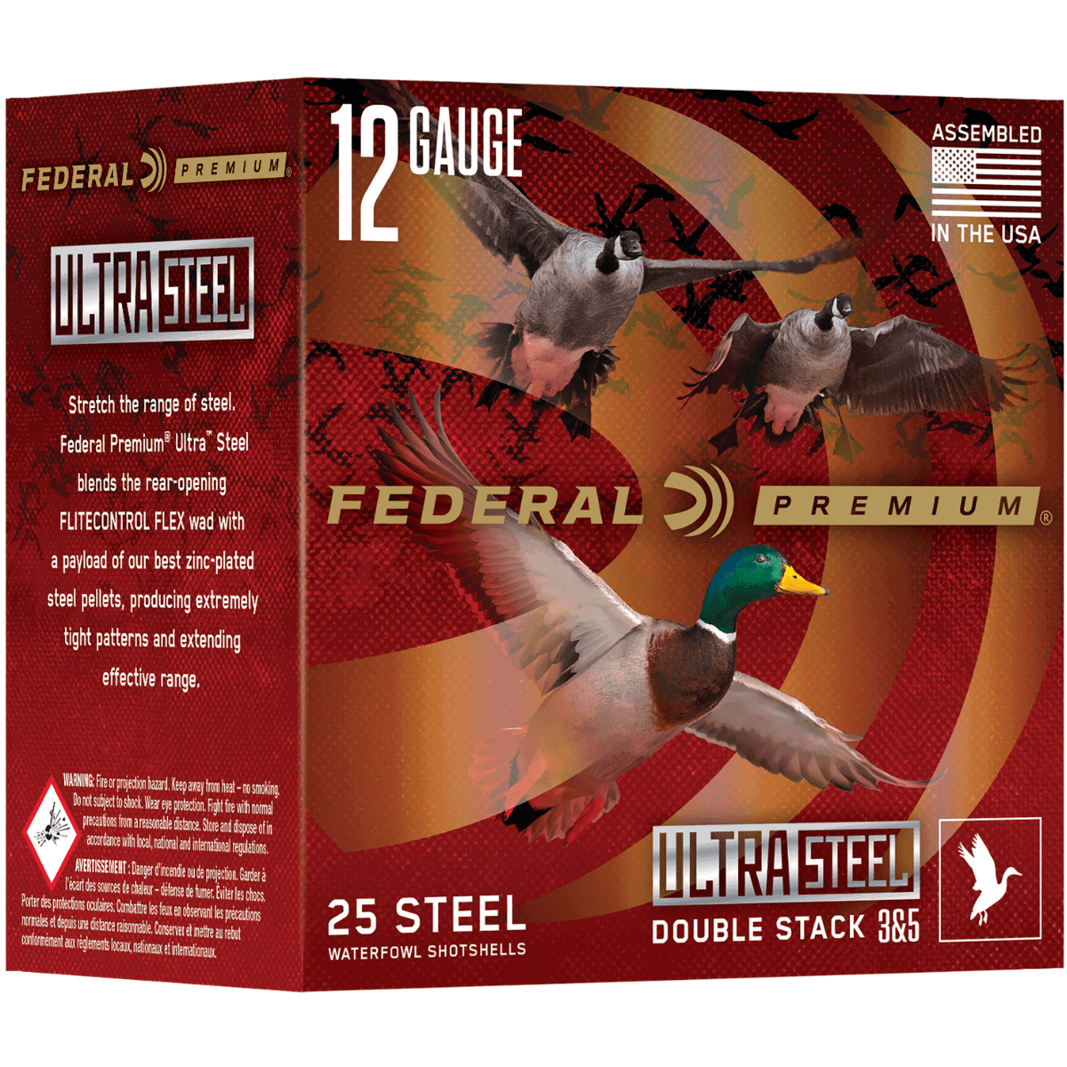 Federal Premium Shotgun Ammo, 12 Gauge 25 Per Box - PWUX14235 Federal Premium Shotgun Ammo, 12 Gauge 25 Per Box - PWUX14235