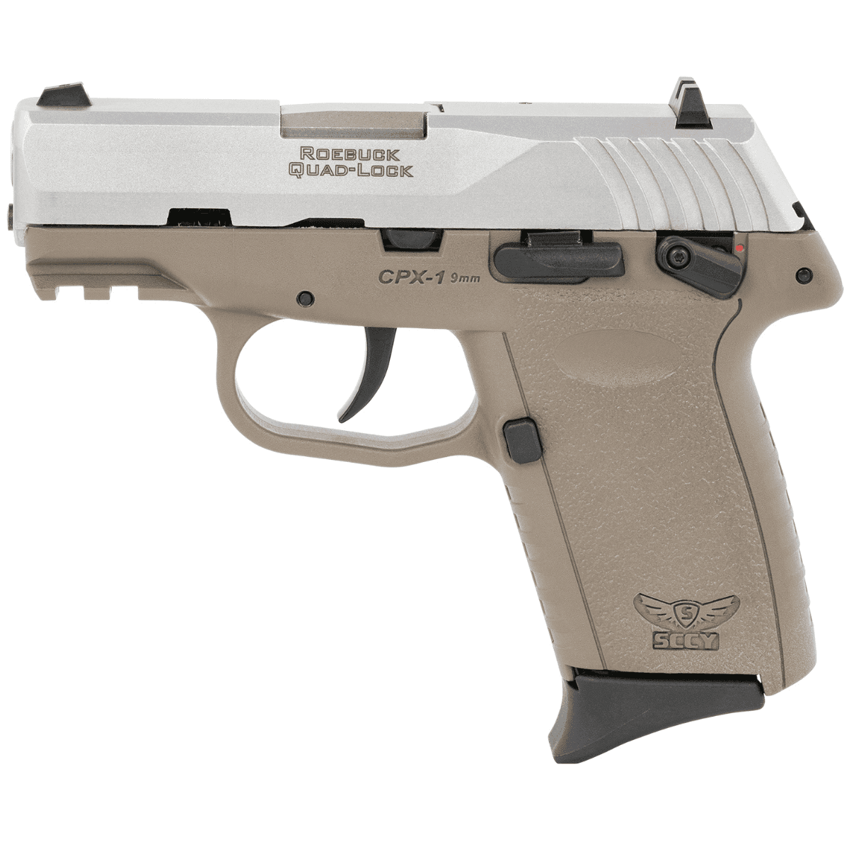 SCCY Industries CPX-1 Gen3 Pistol, 3.10" Barrel 10+1rd 9mm Luger - CPX1TTDEG3 SCCY Industries CPX-1 Gen3 Pistol, 3.10" Barrel 10+1rd 9mm Luger - CPX1TTDEG3
