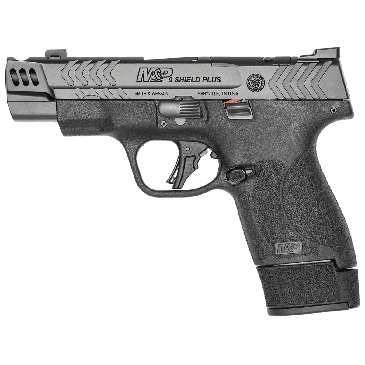 Smith & Wesson M&P 9 Shield Plus Pistol, 4" Barrel 10+1rd 9mm Luger - 13990 Smith & Wesson M&P 9 Shield Plus Pistol, 4" Barrel 10+1rd 9mm Luger - 13990