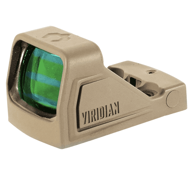Viridian RFX11 Red Dot Sight, FDE 3 MOA Green Dot - 9810142 Viridian RFX11 Red Dot Sight, FDE 3 MOA Green Dot - 9810142