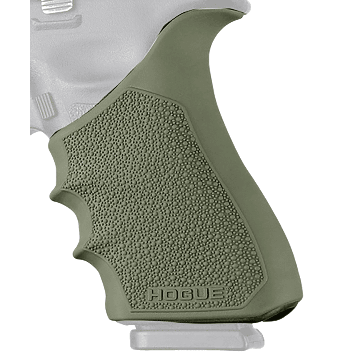 Hogue Handall Beavertail Grip Sleeve, OD Green Rubber - 17031 Hogue Handall Beavertail Grip Sleeve, OD Green Rubber - 17031