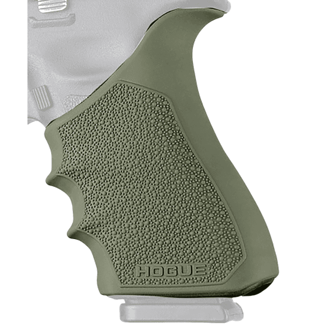 Hogue Handall Beavertail Grip Sleeve, OD Green Rubber - 17031 Hogue Handall Beavertail Grip Sleeve, OD Green Rubber - 17031