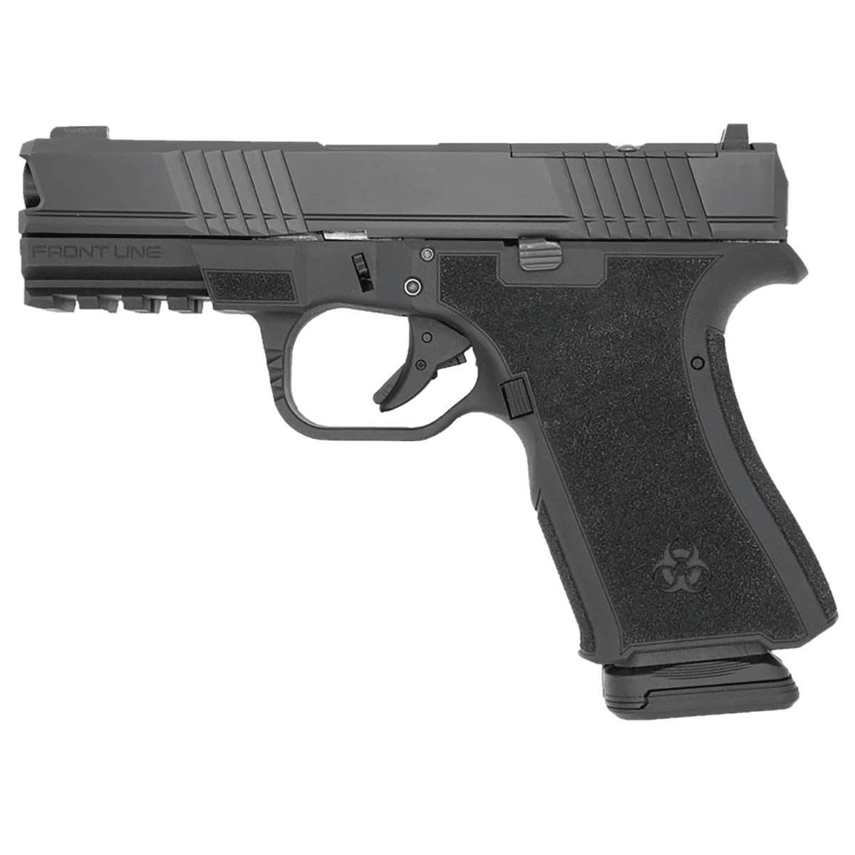 Black Rain Ordnance FRONTLINE Pistol, 4" Barrel 15+1rd 9mm Luger - FL9MMBLK Black Rain Ordnance FRONTLINE Pistol, 4" Barrel 15+1rd 9mm Luger - FL9MMBLK