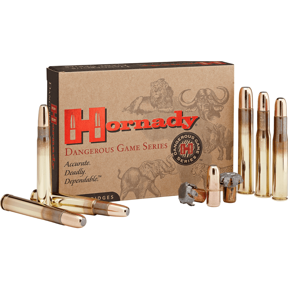 Hornady Dangerous Game Ammo, 570gr DGX Bonded 20 Per Box/6 Case 500 NitroExpress - 82689 Hornady Dangerous Game Ammo, 570gr DGX Bonded 20 Per Box/6 Case 500 NitroExpress - 82689