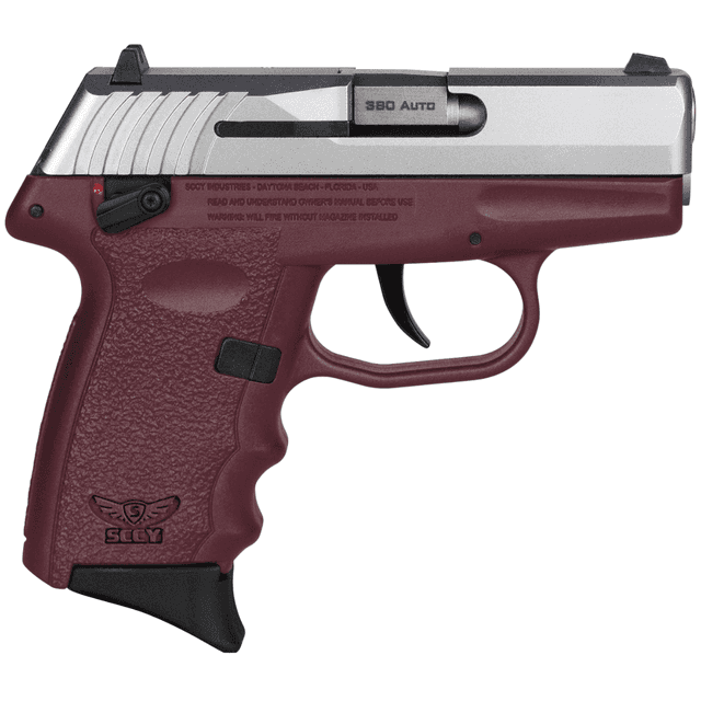 SCCY Industries CPX-4 Pistol, Crimson Red 2.96" Barrel 10+1rd 380 ACP - CPX-4TTCR SCCY Industries CPX-4 Pistol, Crimson Red 2.96" Barrel 10+1rd 380 ACP - CPX-4TTCR