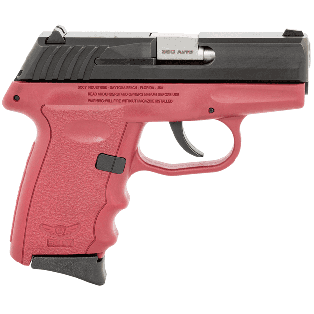 SCCY Industries CPX-3 Pistol, Crimson Red 3.10" Barrel 10+1rd 380 ACP - CPX-3CBCR SCCY Industries CPX-3 Pistol, Crimson Red 3.10" Barrel 10+1rd 380 ACP - CPX-3CBCR