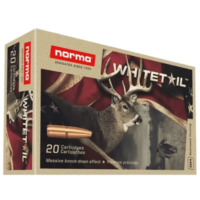 Norma Ammunition Whitetail Ammo, 174gr PSP 20 Per Box/10 Case 7.65x53mm Argentine - 20177752 Norma Ammunition Whitetail Ammo, 174gr PSP 20 Per Box/10 Case 7.65x53mm Argentine - 20177752