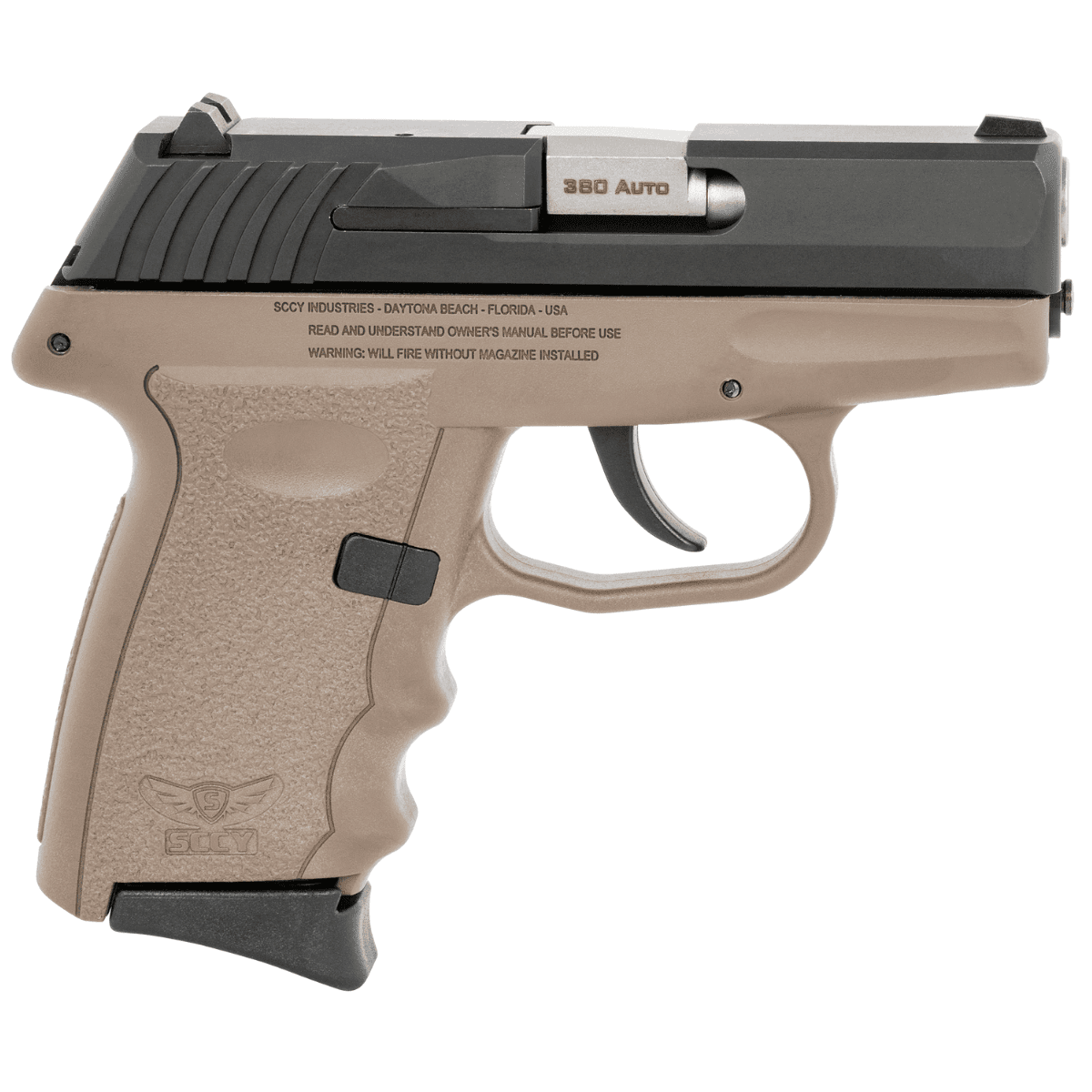 SCCY Industries CPX-3 Pistol, FDE 3.10" Barrel 10+1rd 380 ACP - CPX-3CBDE SCCY Industries CPX-3 Pistol, FDE 3.10" Barrel 10+1rd 380 ACP - CPX-3CBDE