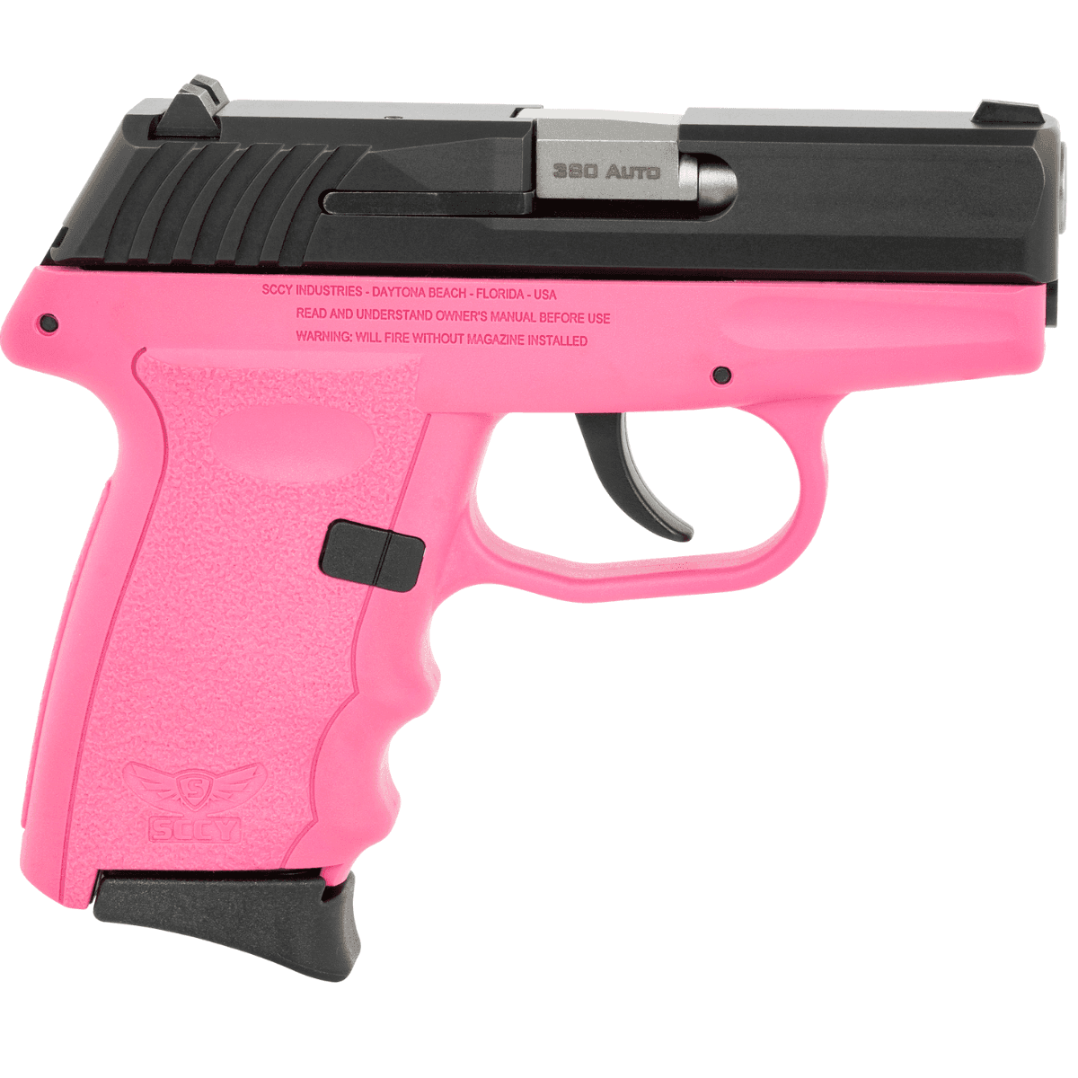 SCCY Industries CPX-3 Pistol, Pink 3.10" Barrel 10+1rd 380 ACP - CPX-3CBPK SCCY Industries CPX-3 Pistol, Pink 3.10" Barrel 10+1rd 380 ACP - CPX-3CBPK