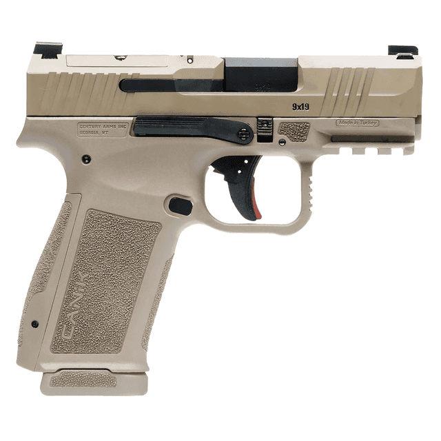Century Arms HG7882DN Mete MC9L Sub-Compact Frame 9mm 17+1 3.18" FDE Steel Slide FDE Pistol Century Arms HG7882DN Mete MC9L Sub-Compact Frame 9mm 17+1 3.18" FDE Steel Slide FDE Pistol
