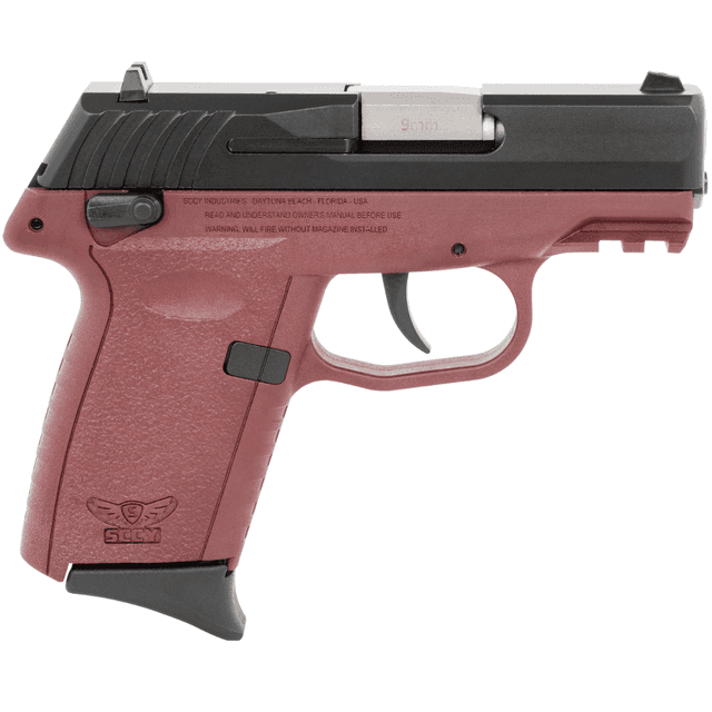 SCCY Industries CPX-1 Gen3 Pistol, Crimson Red 3.10" Barrel 10+1rd 9mm Luger - CPX1CBCRG3 SCCY Industries CPX-1 Gen3 Pistol, Crimson Red 3.10" Barrel 10+1rd 9mm Luger - CPX1CBCRG3