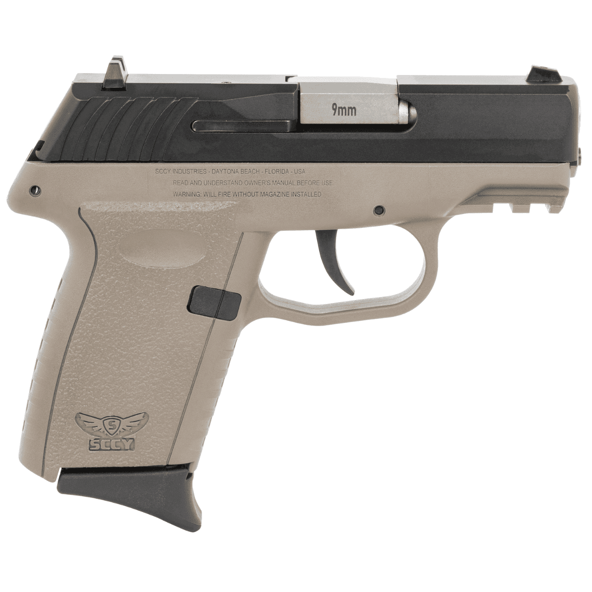 SCCY Industries CPX-2 Gen3 Pistol, FDE 3.10" Barrel 10+1rd 9mm Luger - CPX2CBDEG3 SCCY Industries CPX-2 Gen3 Pistol, FDE 3.10" Barrel 10+1rd 9mm Luger - CPX2CBDEG3