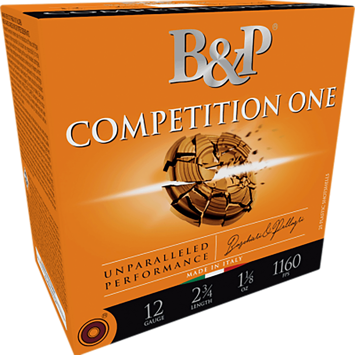 B&P Ammunition Competition One Shotshells, 25 Per Box/10 Case 12Gauge - 12B78CP8 B&P Ammunition Competition One Shotshells, 25 Per Box/10 Case 12Gauge - 12B78CP8