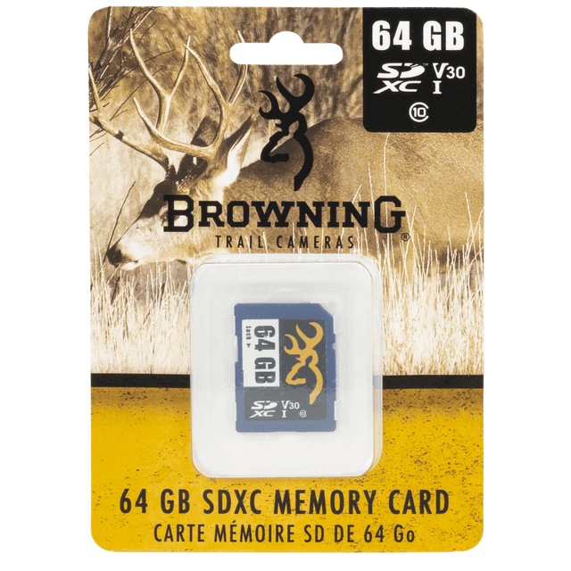 Browning Trail Cameras SD Memory Card 64GB - 64GSD Browning Trail Cameras SD Memory Card 64GB - 64GSD