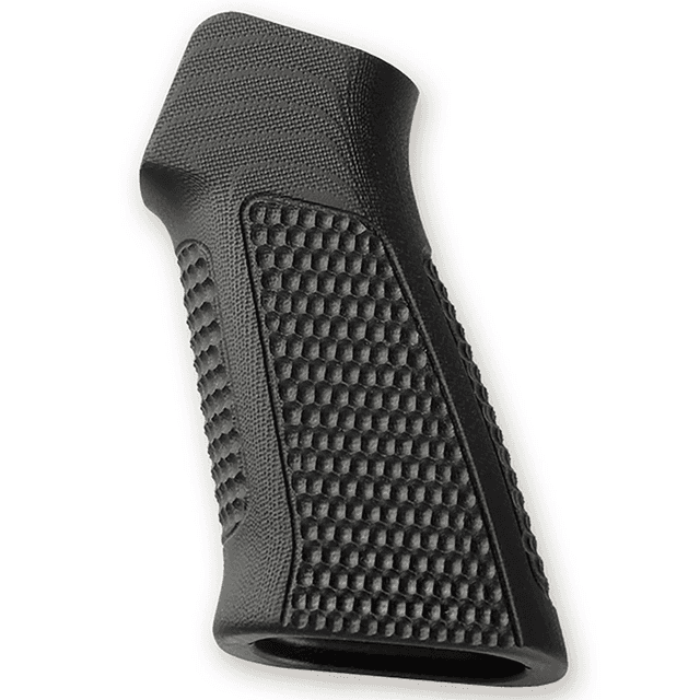 Hogue Piranha AR Pistol Grip, Black Checkered Finish for AR-15, M16 - 13139 Hogue Piranha AR Pistol Grip, Black Checkered Finish for AR-15, M16 - 13139