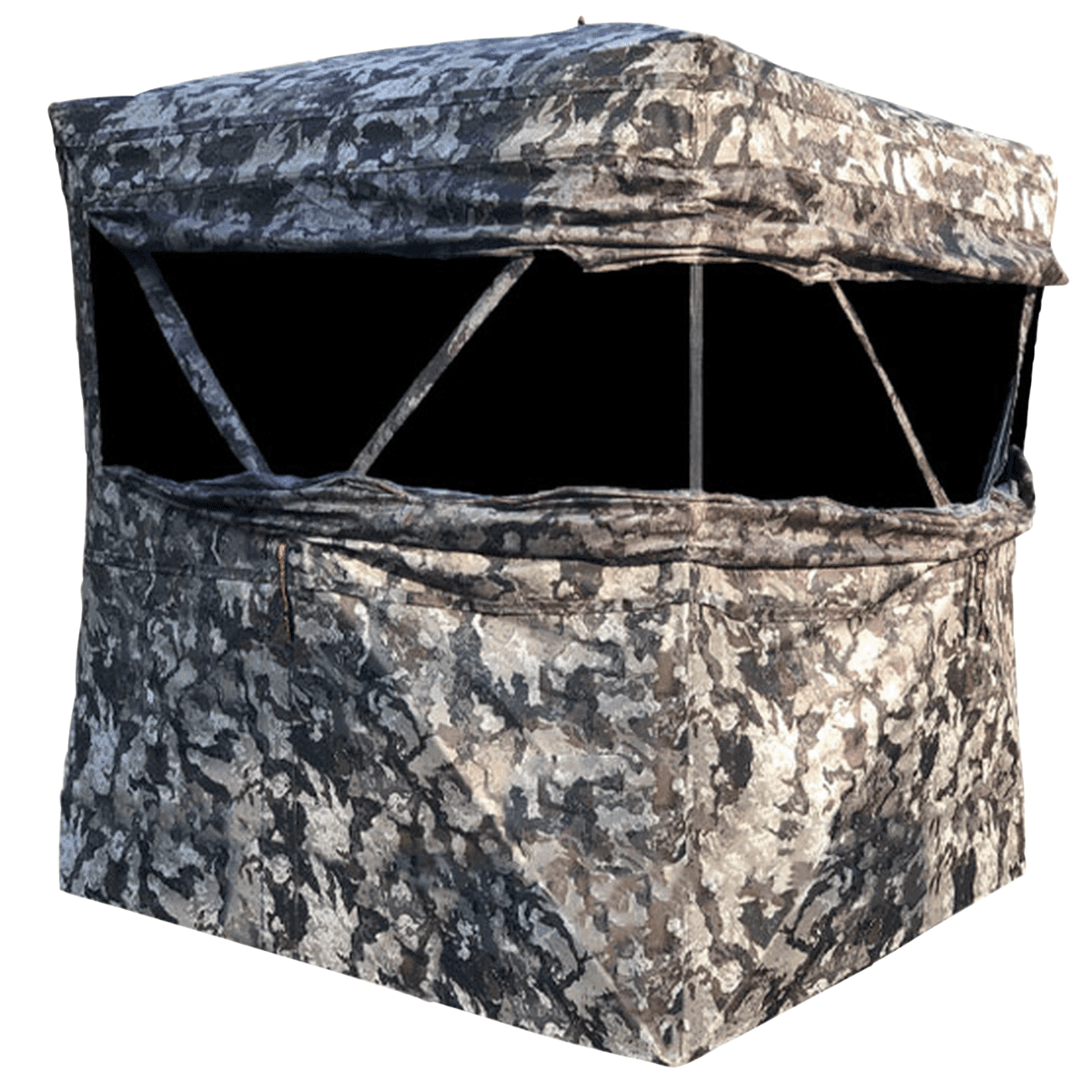 Muddy Infinity 2-Person Ground Blind, Veil Camo 600D Polyester - MUDINFBLND2 Muddy Infinity 2-Person Ground Blind, Veil Camo 600D Polyester - MUDINFBLND2