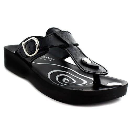 Aerosoft Women's Thong Sandals - Freedom - Black Aerosoft Women's Thong Sandals - Freedom - Black