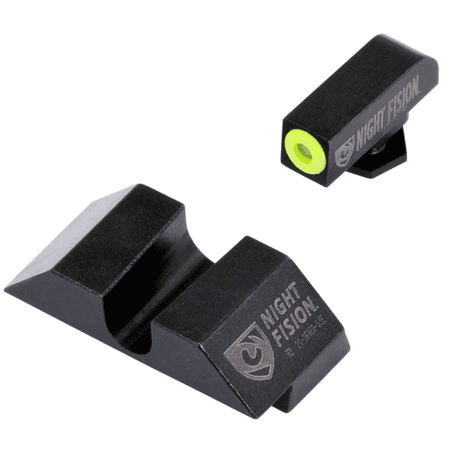 Night Fision Tritium Night Sights For Glock, Glock 17/17L/19/22 - GLK001014YGZ Night Fision Tritium Night Sights For Glock, Glock 17/17L/19/22 - GLK001014YGZ