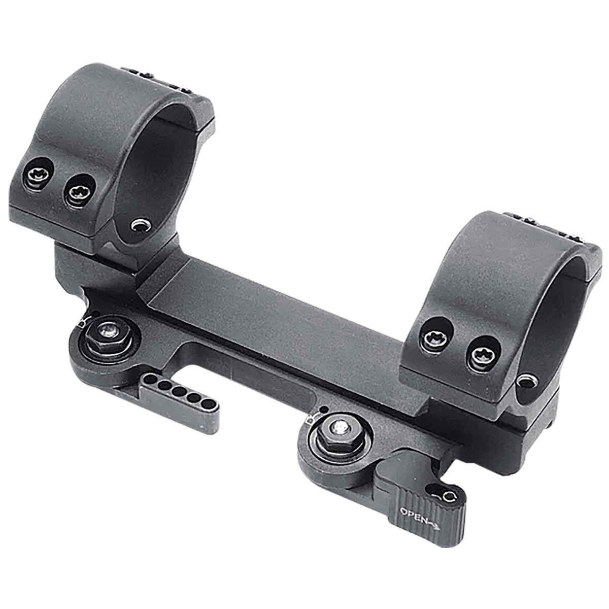 Larue Tactical In Line QD Scope Mount, Black 30mm Tube Medium Rings - LT11230 Larue Tactical In Line QD Scope Mount, Black 30mm Tube Medium Rings - LT11230