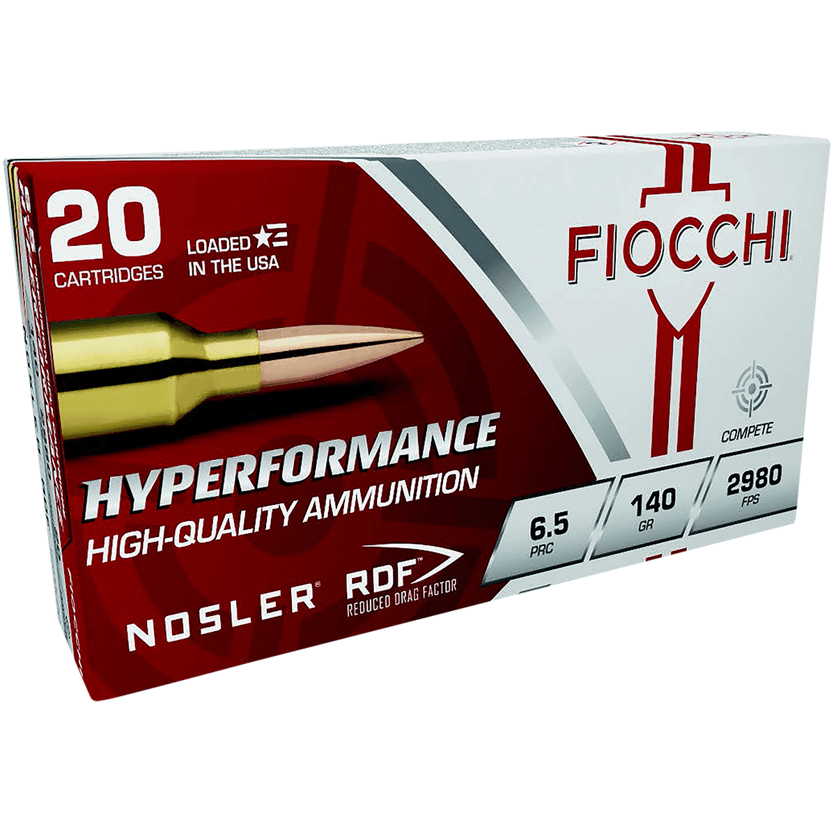 Fiocchi 65PRCRD Hyperformance Match 6.5PRC 140gr Nosler Reduced Drag Factor 20 Per Box Fiocchi 65PRCRD Hyperformance Match 6.5PRC 140gr Nosler Reduced Drag Factor 20 Per Box