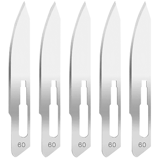 Hogue Expel Replacement Blades, High Carbon Steel Blade #60 5 Blades - 35886 Hogue Expel Replacement Blades, High Carbon Steel Blade #60 5 Blades - 35886