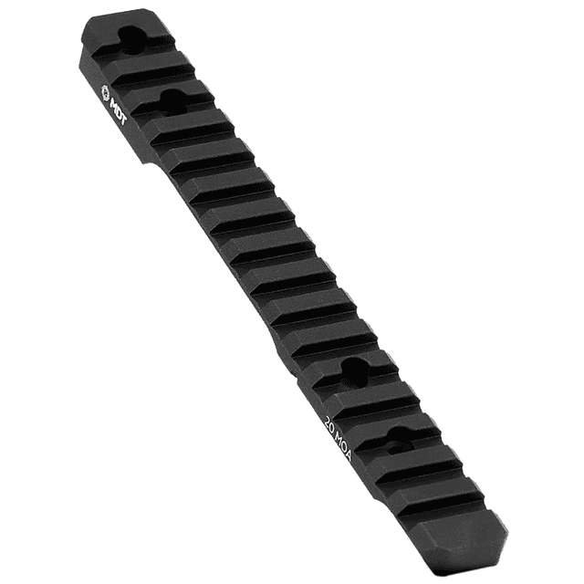 Mdt Sporting Goods Inc 20 MOA Picatinny Scope Base, Aluminum 11" Fits Howa 1500 Long - 102357BLK Mdt Sporting Goods Inc 20 MOA Picatinny Scope Base, Aluminum 11" Fits Howa 1500 Long - 102357BLK