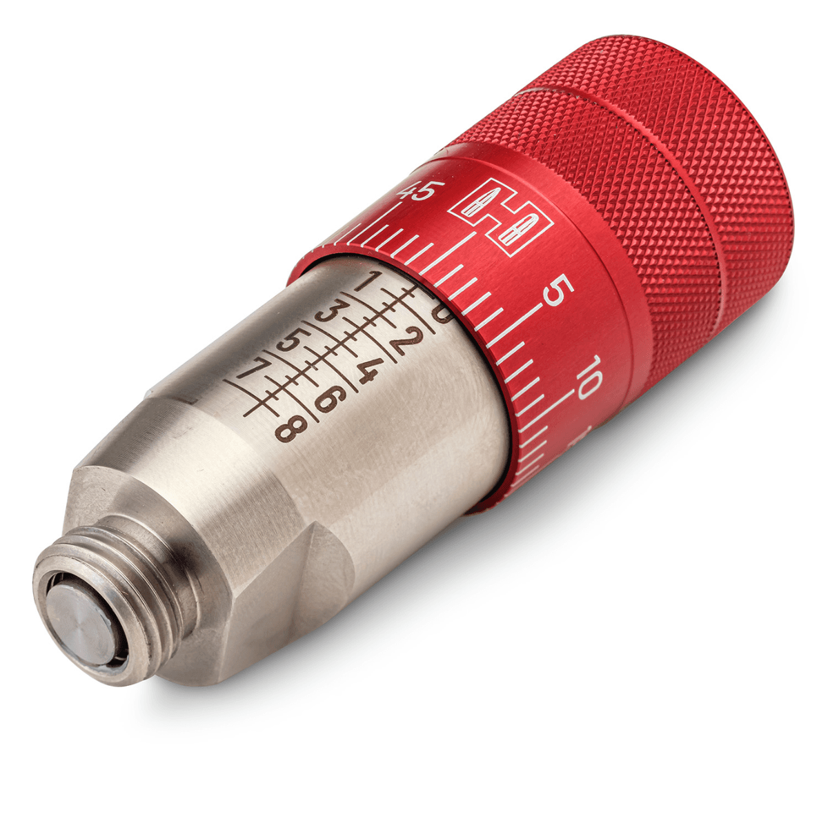 Hornady Micrometer Bullet Seating, Red/Silver Compatible w/ All Hornady Seating Dies - 044097 Hornady Micrometer Bullet Seating, Red/Silver Compatible w/ All Hornady Seating Dies - 044097