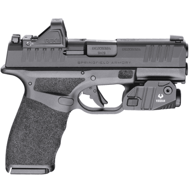 Viridian CTL Custom for Springfield Hellcat Pro Gunlight, Black Anodized 525 Lumens White LED - 9300048 Viridian CTL Custom for Springfield Hellcat Pro Gunlight, Black Anodized 525 Lumens White LED - 9300048