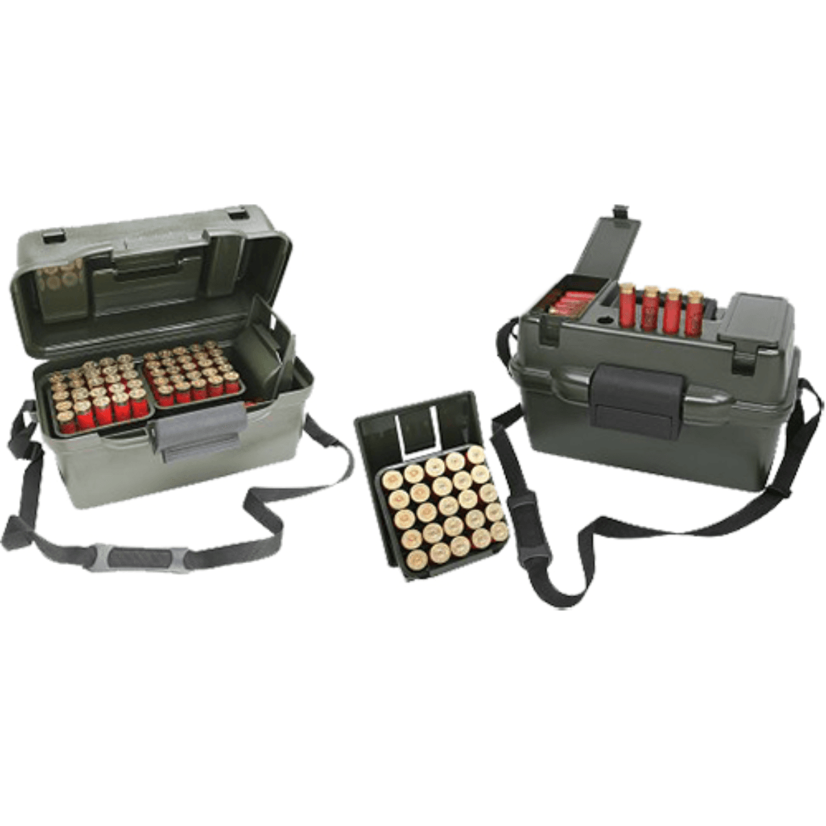 MTM Case-Gard Shotgun Hunter Case & EZ-Grab Shotshell Holster, Wild Camo Polypropylene 100rd 12 Gauge - SH1001209 MTM Case-Gard Shotgun Hunter Case & EZ-Grab Shotshell Holster, Wild Camo Polypropylene 100rd 12 Gauge - SH1001209