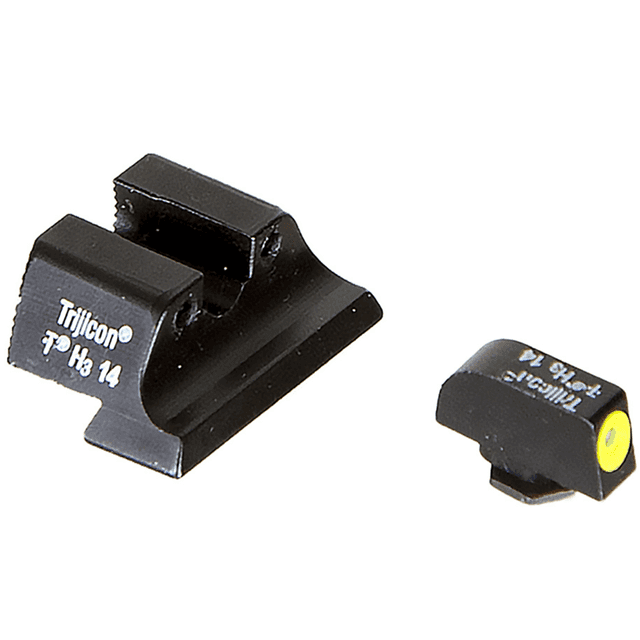 Trijicon HD Night Sights, Green/Tritium Yellow Outline Front Sight-Green Tritium Black Outline Rear Sight Glock 20/21 Large Frame - 600545 Trijicon HD Night Sights, Green/Tritium Yellow Outline Front Sight-Green Tritium Black Outline Rear Sight Glock 20/21 Large Frame - 600545