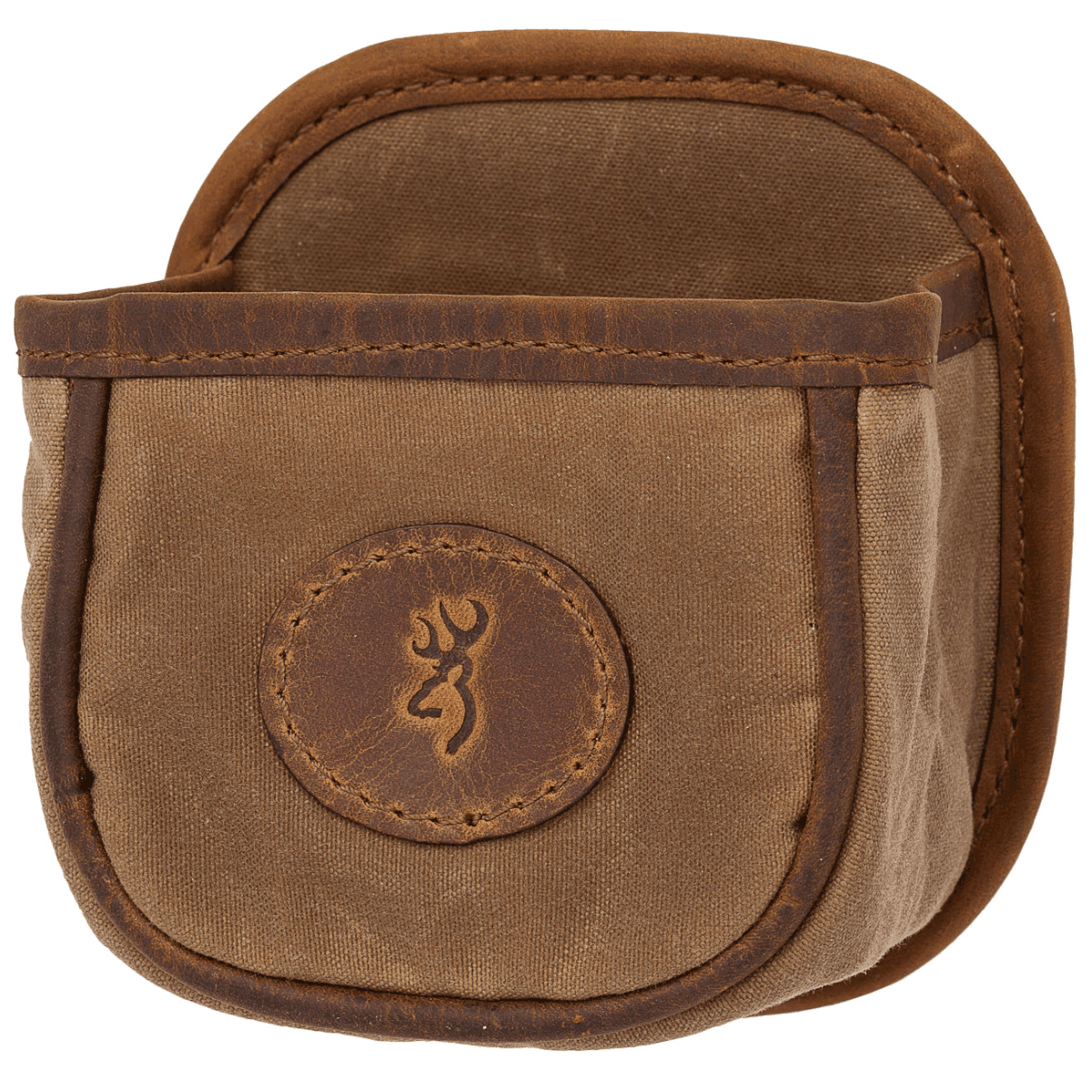 Browning Santa Fe Shell Carrier, Tan Canvas/Leather Capacity 1 box Belt Clip Mount - 121040084 Browning Santa Fe Shell Carrier, Tan Canvas/Leather Capacity 1 box Belt Clip Mount - 121040084