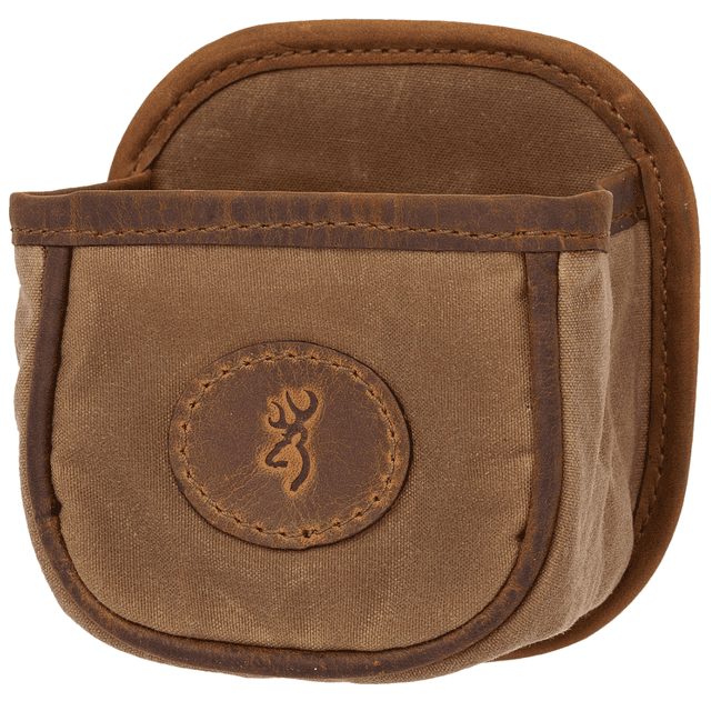 Browning Santa Fe Shell Carrier, Tan Canvas/Leather Capacity 1 box Belt Clip Mount - 121040084 Browning Santa Fe Shell Carrier, Tan Canvas/Leather Capacity 1 box Belt Clip Mount - 121040084
