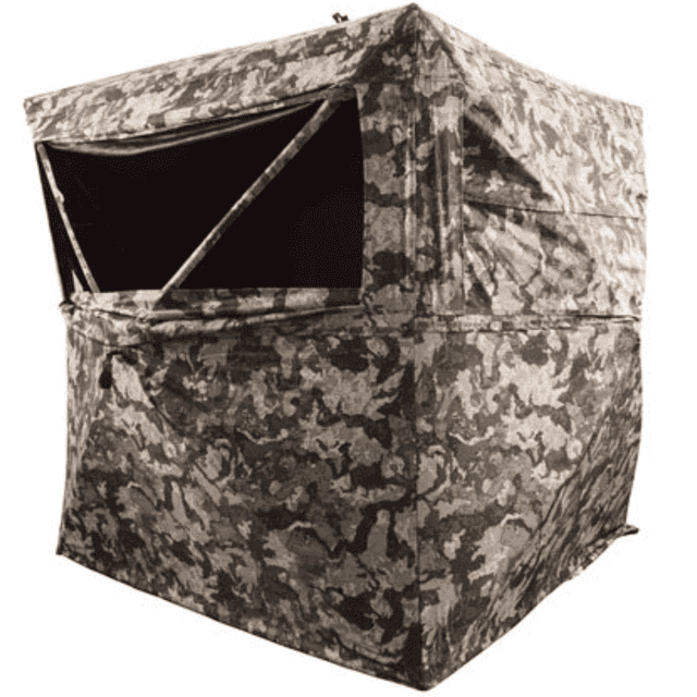 HME Three-Person Executioner Blind, Ground Cervidae Camo Polyester - HMEGRDBLND3CVD HME Three-Person Executioner Blind, Ground Cervidae Camo Polyester - HMEGRDBLND3CVD