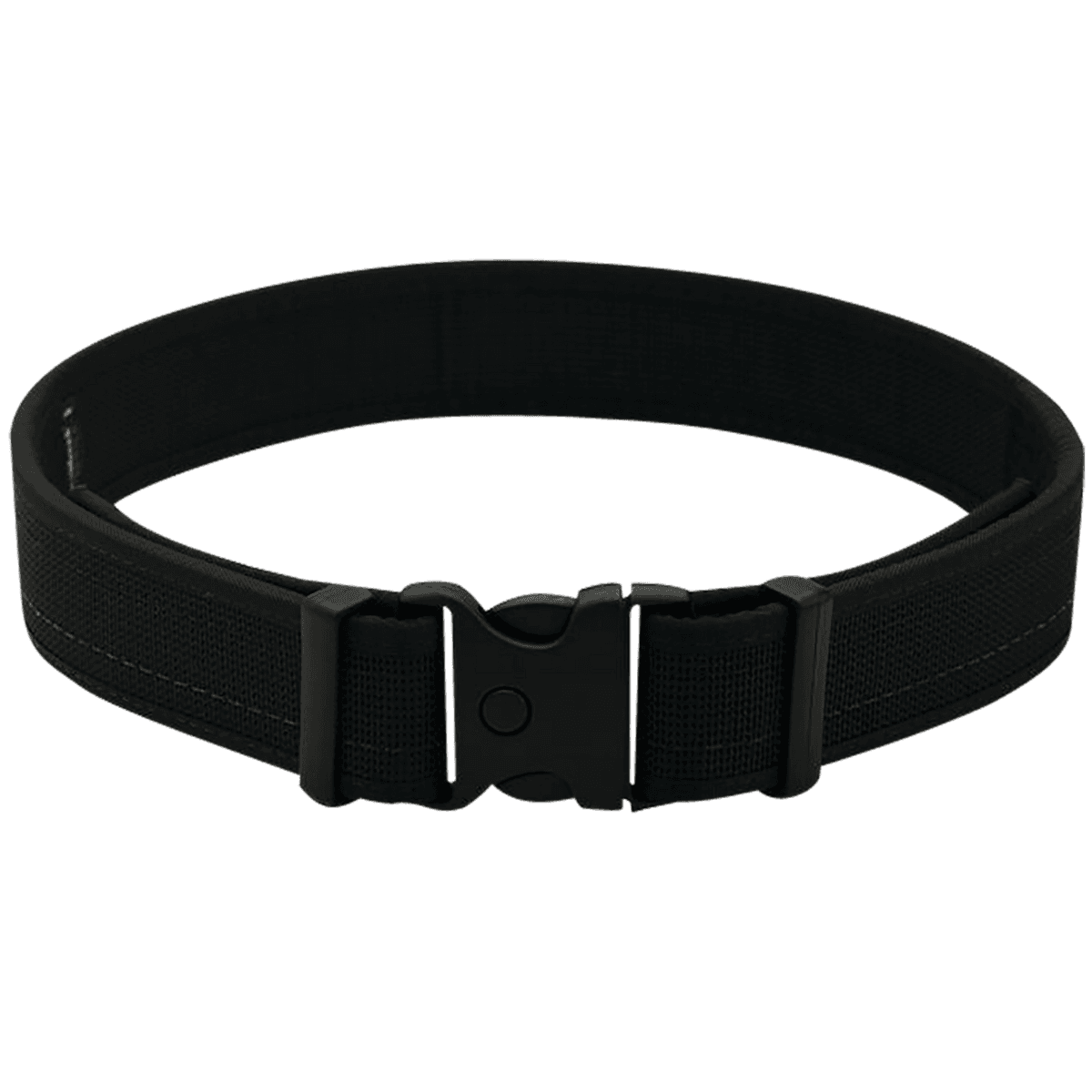 Uncle Mikes-leather(1791) Deluxe Duty Gun Belt, Matte Black Double Layer Nylon 44/48 2" Wide Buckle Closure - BLTUM44/48MBL Uncle Mikes-leather(1791) Deluxe Duty Gun Belt, Matte Black Double Layer Nylon 44/48 2" Wide Buckle Closure - BLTUM44/48MBL