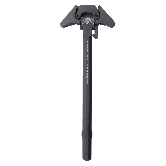 Sons Of Liberty Gun Works Charging Handle, Tungsten Gray 7075 T-6 Aluminum Ambidextrous Hand - LCH5.56TUNG Sons Of Liberty Gun Works Charging Handle, Tungsten Gray 7075 T-6 Aluminum Ambidextrous Hand - LCH5.56TUNG