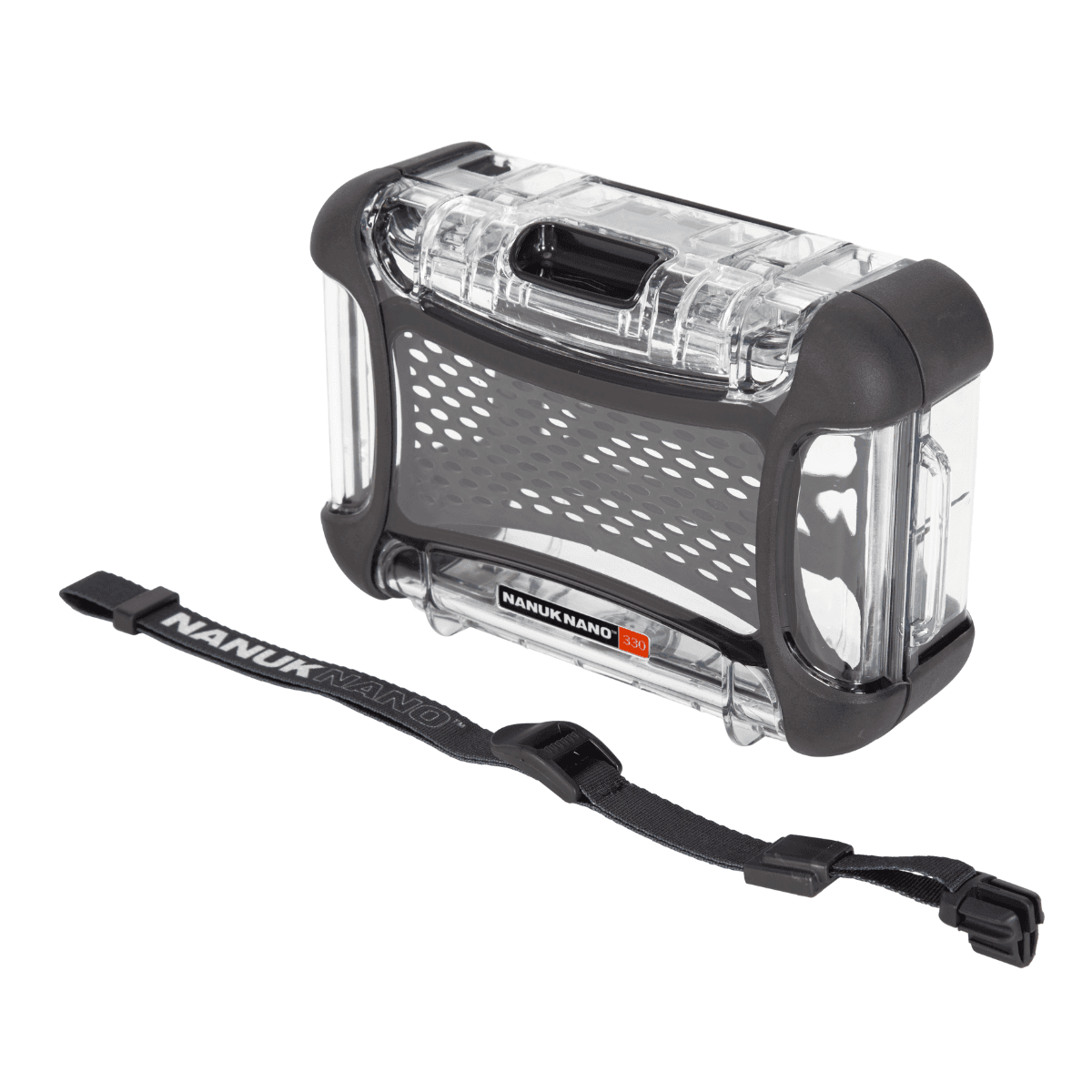 Nanuk Nano 330 Case, Clear Polycarbonate PowerClaw Latches Incudes Carry Strap - 3300011 Nanuk Nano 330 Case, Clear Polycarbonate PowerClaw Latches Incudes Carry Strap - 3300011