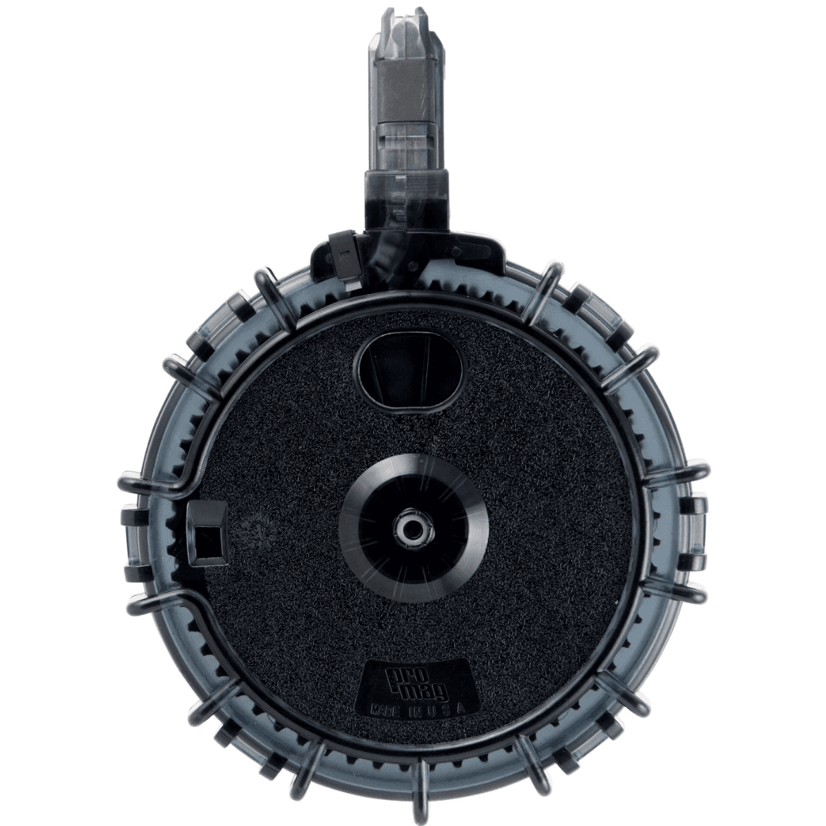 ProMag Standard Drum Magazine, Smoke Polymer 55rd 22 LR Fits Remington 597 - REMA3 ProMag Standard Drum Magazine, Smoke Polymer 55rd 22 LR Fits Remington 597 - REMA3