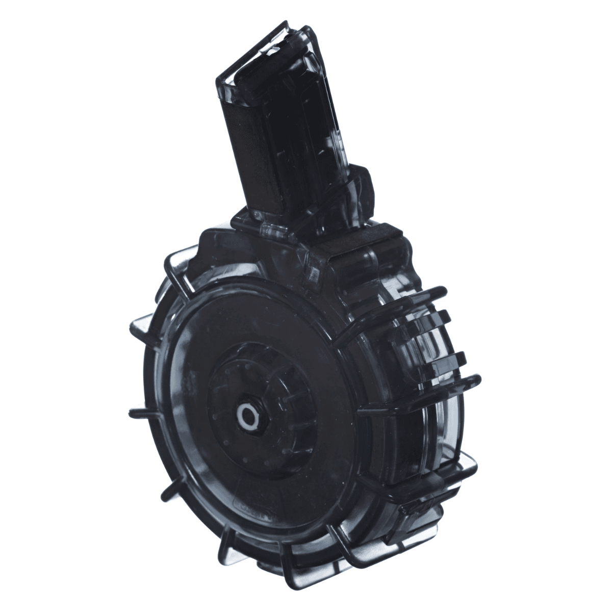 ProMag Standard Drum Magazine, Smoke Polycarbonate 30rd 22 LR Fits Remington 597 - REMA2 ProMag Standard Drum Magazine, Smoke Polycarbonate 30rd 22 LR Fits Remington 597 - REMA2