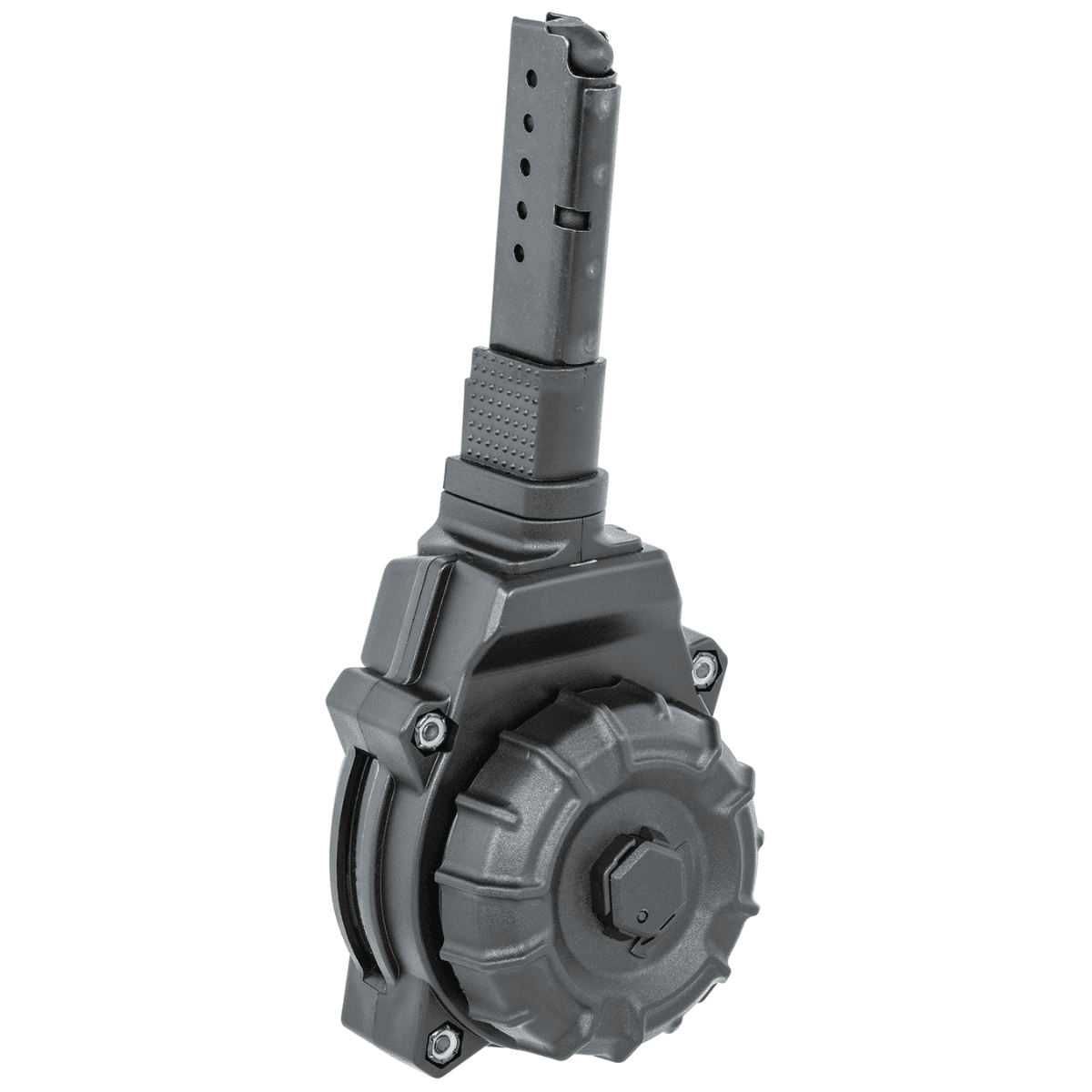 ProMag Standard Drum Magazine, Black Polycarbonate 32rd 380 ACP Fits Ruger LCP - DRMA39 ProMag Standard Drum Magazine, Black Polycarbonate 32rd 380 ACP Fits Ruger LCP - DRMA39
