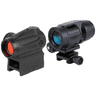 Sig Sauer Electro-Optics SORJMSR501 Romeo-MSR Gen II and Juliet5 Combo Kit Black 1x/5x 20 mm/42 mm 2 MOA Red Dot and Magnifier Sig Sauer Electro-Optics SORJMSR501 Romeo-MSR Gen II and Juliet5 Combo Kit Black 1x/5x 20 mm/42 mm 2 MOA Red Dot and Magnifier