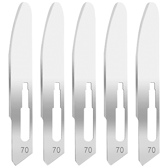 Hogue Expel Replacement Blades, High Carbon Steel Blade #70 5 Blades - 35887 Hogue Expel Replacement Blades, High Carbon Steel Blade #70 5 Blades - 35887