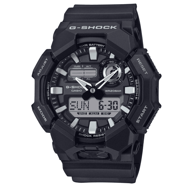 G-Shock Analog-Digital Watch, Black Band CR1220 - GA0101ACR G-Shock Analog-Digital Watch, Black Band CR1220 - GA0101ACR